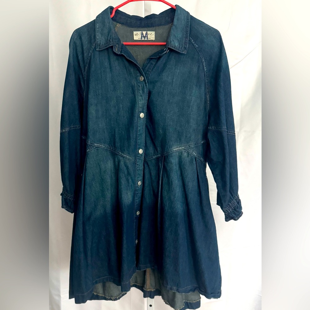 NWOT We the Free swingy denim dress with pockets M